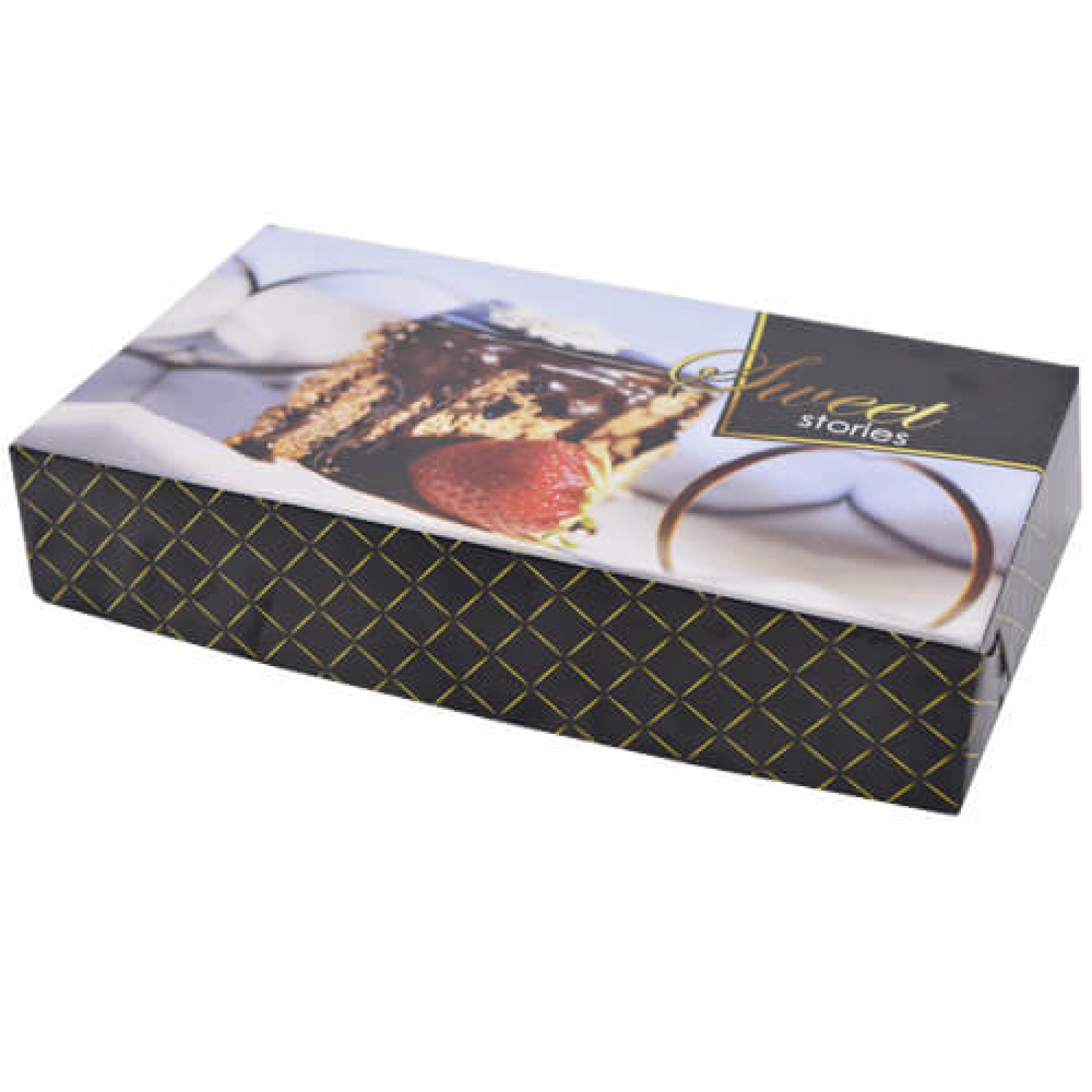 Κουτιά Ζαχαροπλαστείου Για Σιροπιαστά Sweet Stories (23x12,5x4,5cm) LUXURY 10kg