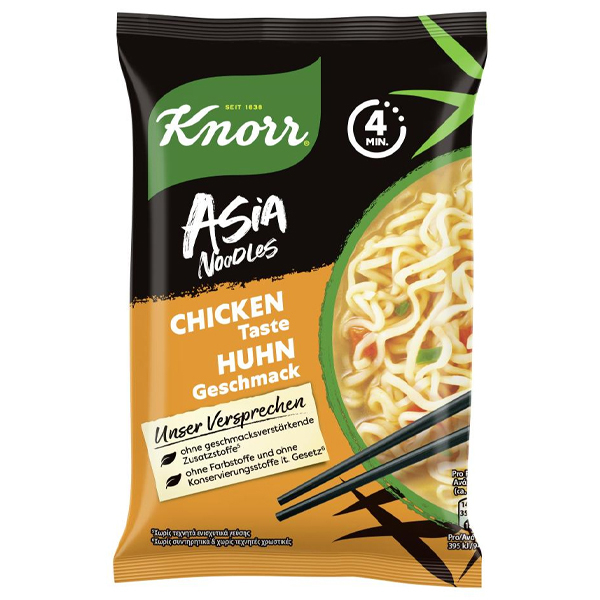 Noodles Γεύση Κοτόπουλου KNORR 70GR