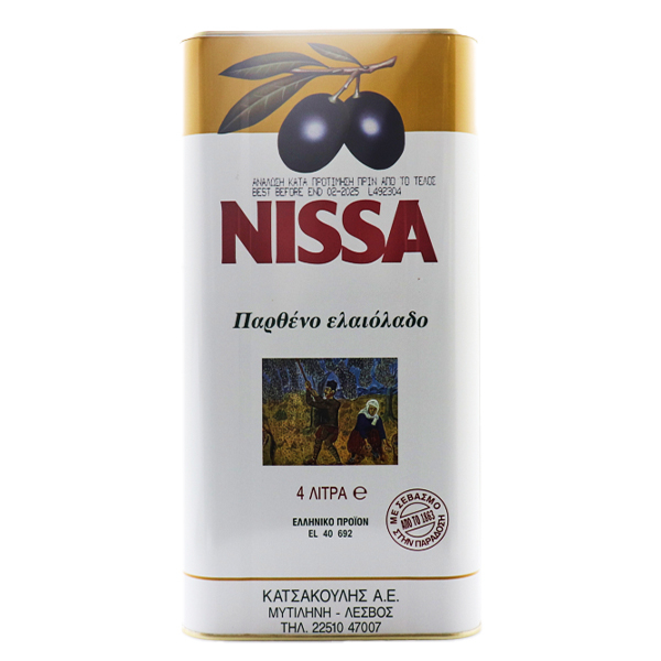 Ελαιόλαδο Παρθένο NISSA 4lt