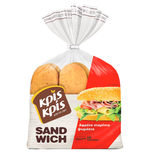 Ψωμάκια Σαντουϊτς ΚΡΙΣ ΚΡΙΣ 480gr