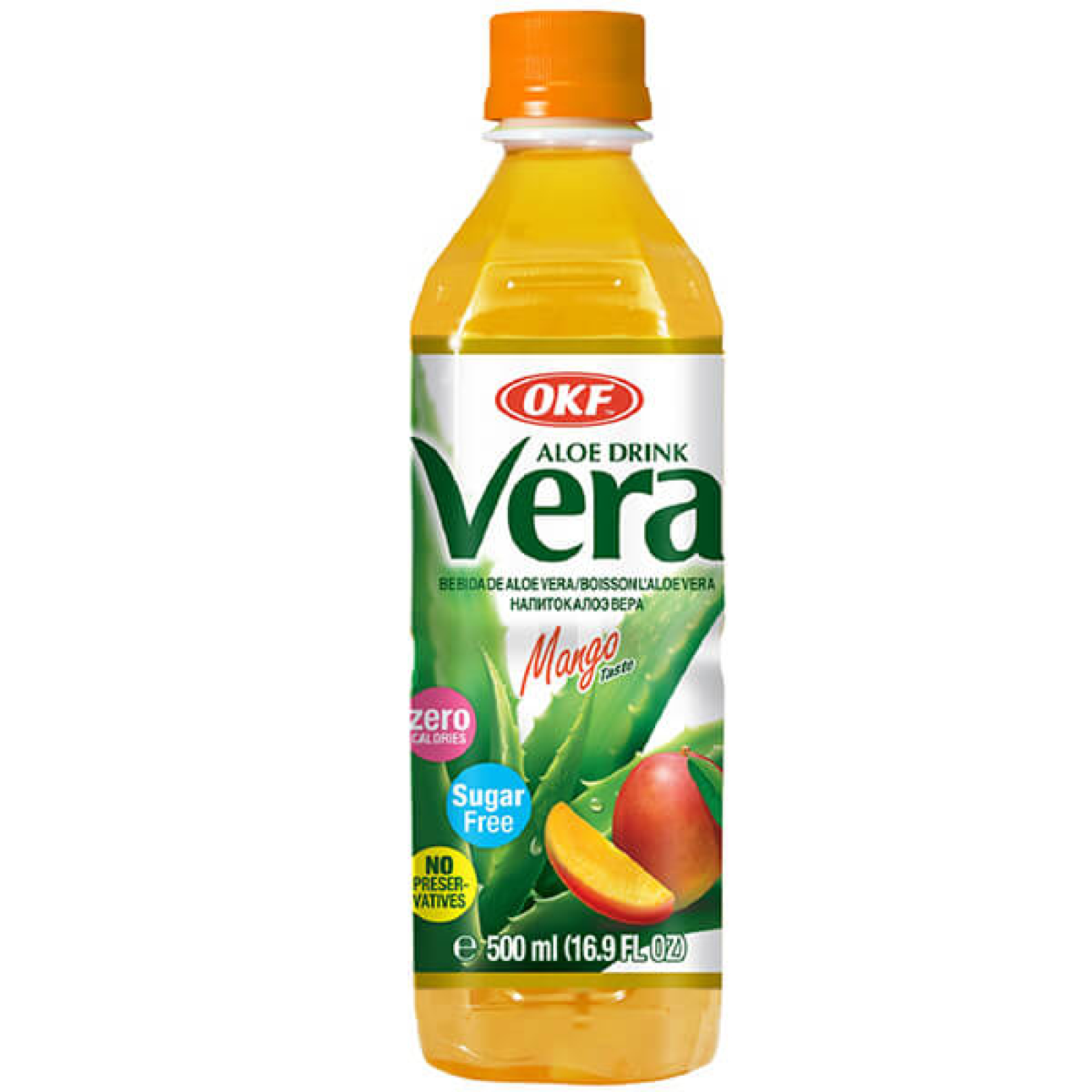 Ρόφημα Aloe Vera Μάνγκο Χωρίς Ζάχαρη OKF 500ml