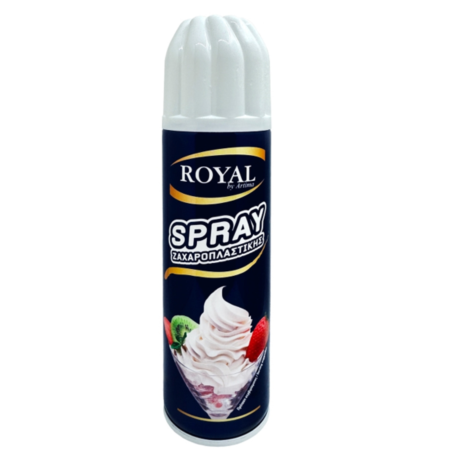 Σαντιγύ Spray Με Φυτικά Λιπαρά  ROYAL 250gr