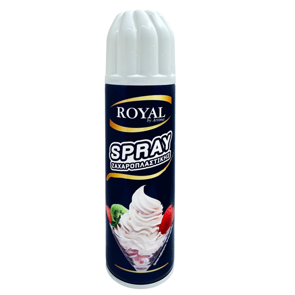 Σαντιγύ Spray Με Φυτικά Λιπαρά  ROYAL 250gr