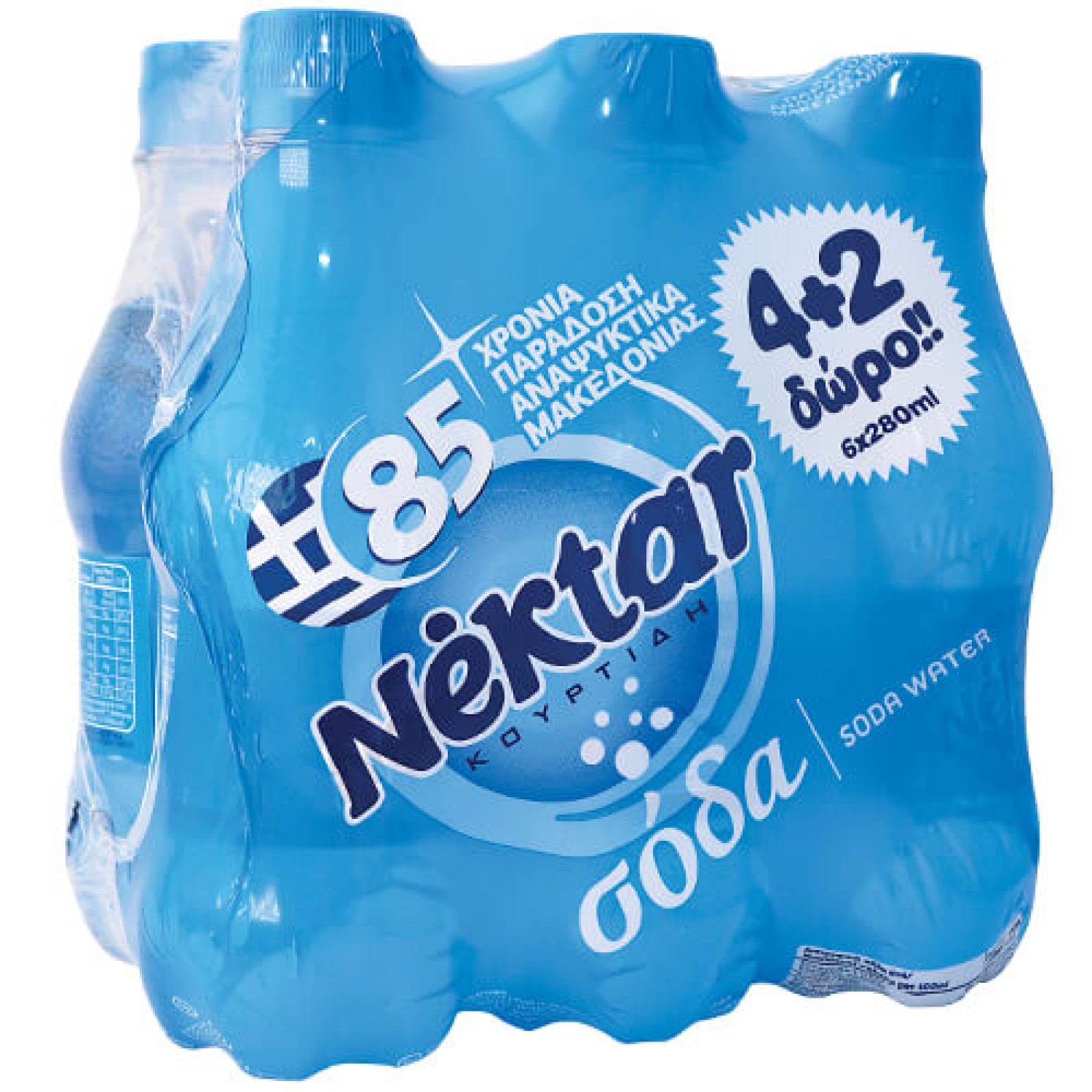 Αναψυκτικό Σόδα Pet NEKTAR 280ml (4+2 ΔΩΡΟ)