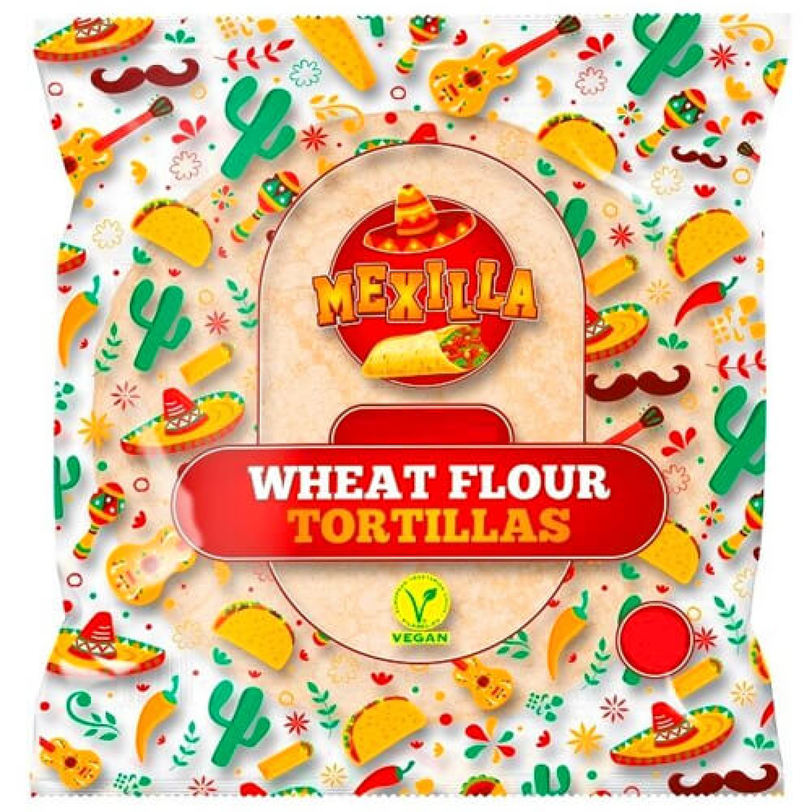 Τορτίγια Σίτου 25cm (6τμχ) MEXILLA 360gr