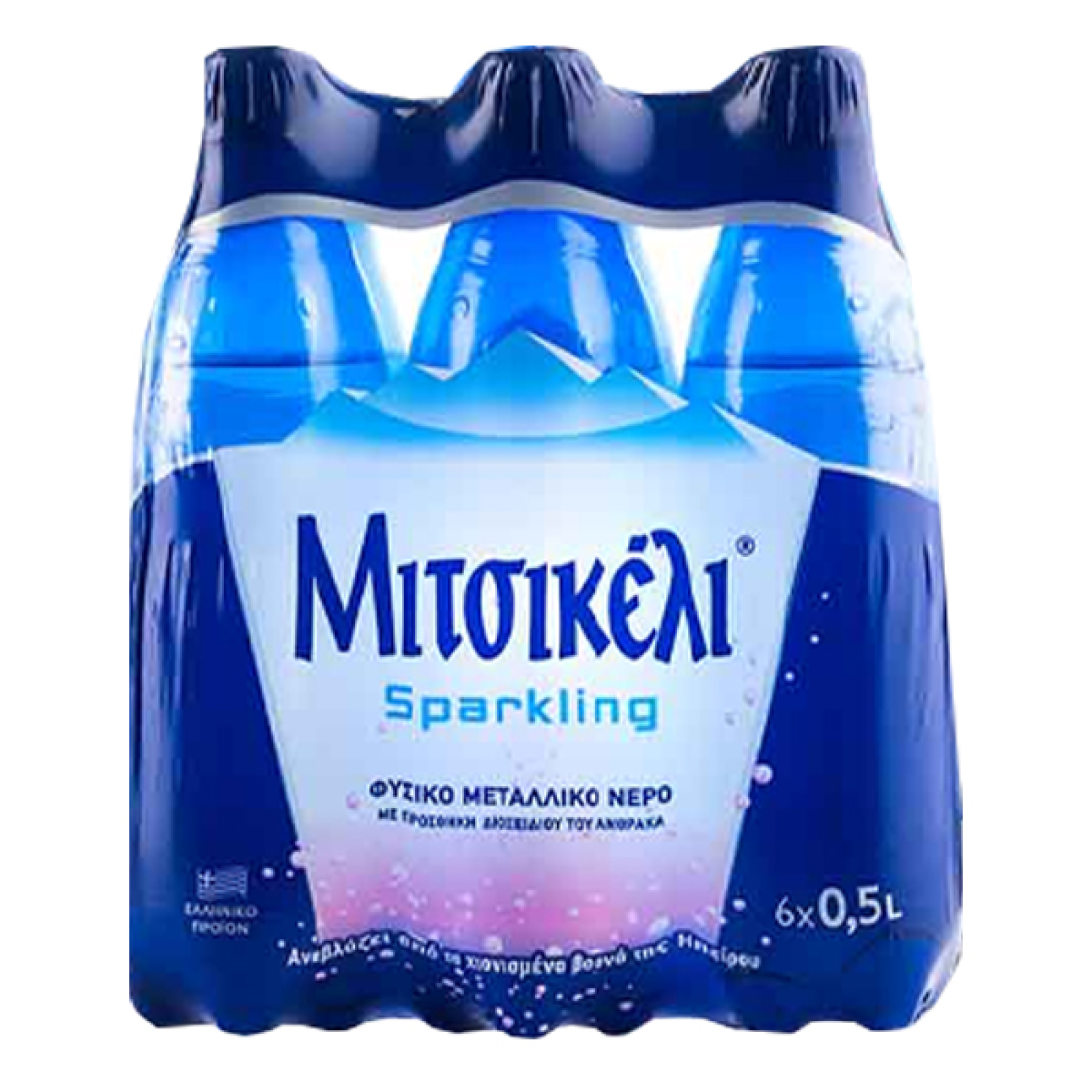 Ανθρακούχο Φυσικό Μεταλλικό Νερό Μιτσικέλι ΒΙΚΟΣ 6x0,5lt