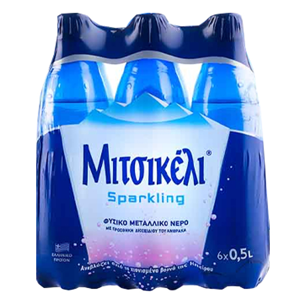 Ανθρακούχο Φυσικό Μεταλλικό Νερό Μιτσικέλι ΒΙΚΟΣ 6x0,5lt
