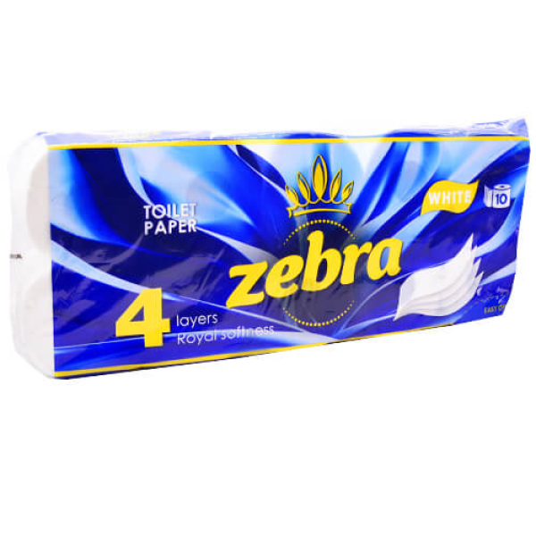 Ρολό Υγείας Λευκό 4Φ MALIVA 10τμχ