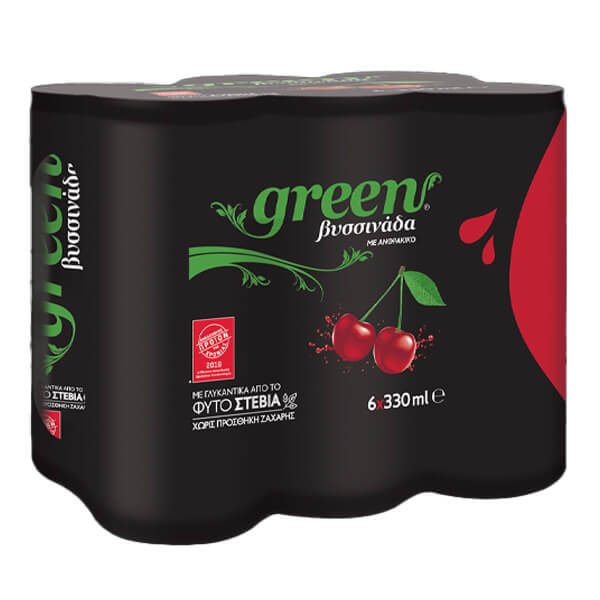 Αναψυκτικό Βυσσινάδα Κουτί (6τμχ) GREEN 330ml