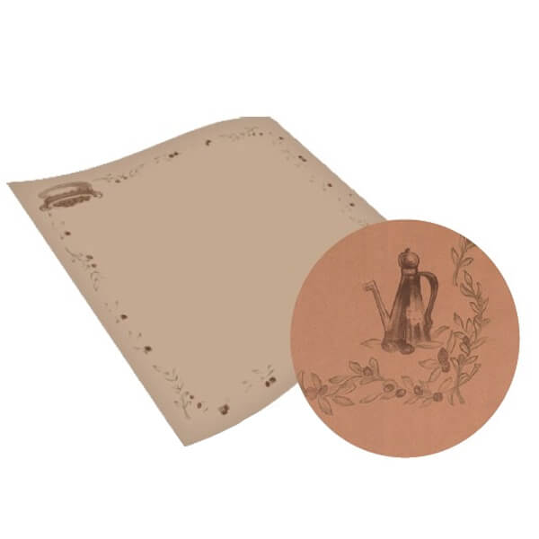 Τραπεζομάντηλο Καφέ - Ελιά 100x130cm MAXI 100τμχ