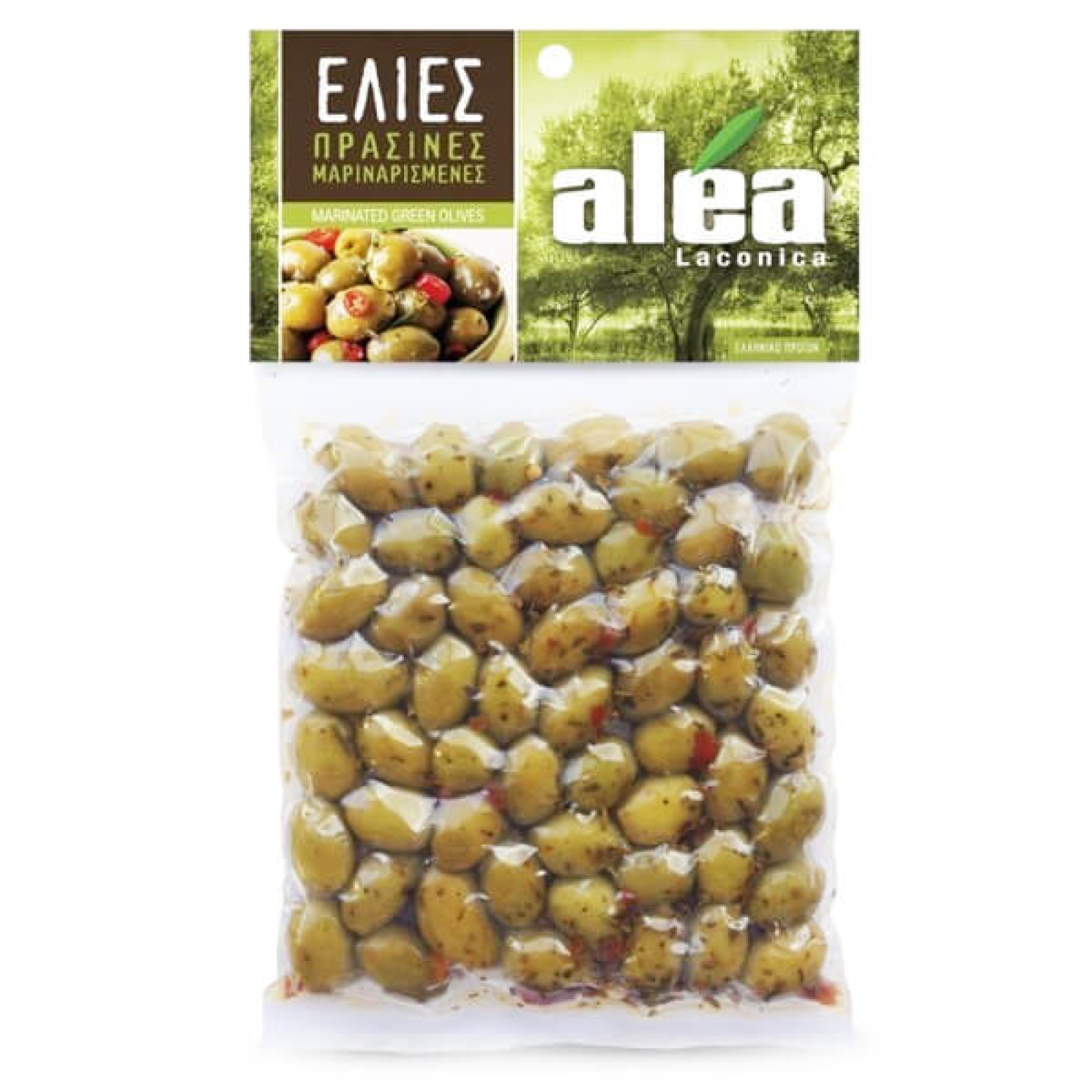 Ελιές Πράσινες Χαλκιδικής με Μαρινάδα ALEA 250gr