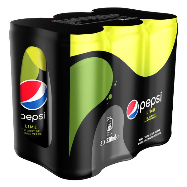 Αναψυκτικό Cola Lime (6τμχ) PEPSI Max 330ml