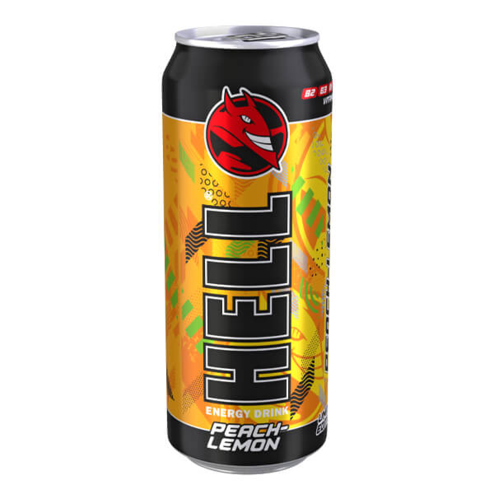 Energy Drink Peach & Lemon HELL 500ml