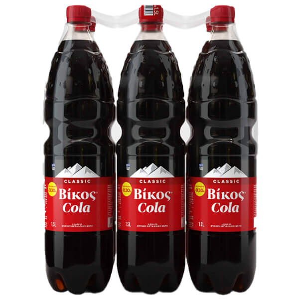 Αναψυκτικό Cola (6τμχ) ΒΙΚΟΣ 1,5lt