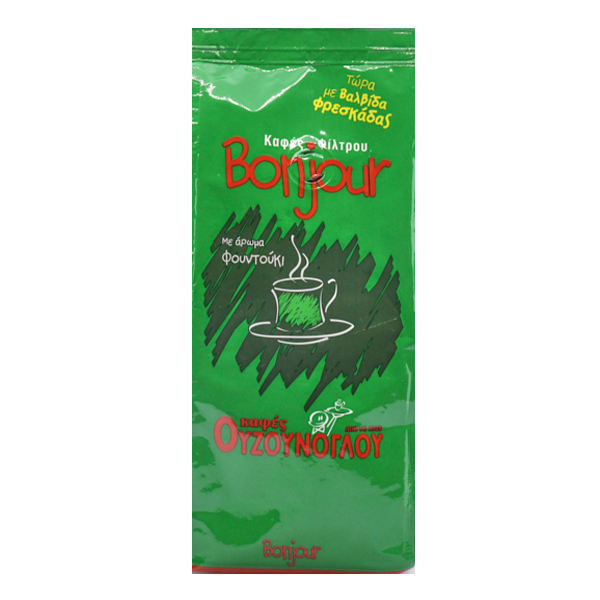 Καφές Φίλτρου Bonjour Φουντούκι ΟΥΖΟΥΝΟΓΛΟΥ 250gr