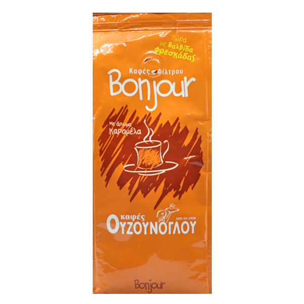 Καφές Φίλτρου Bonjour Καραμέλα ΟΥΖΟΥΝΟΓΛΟΥ 250gr