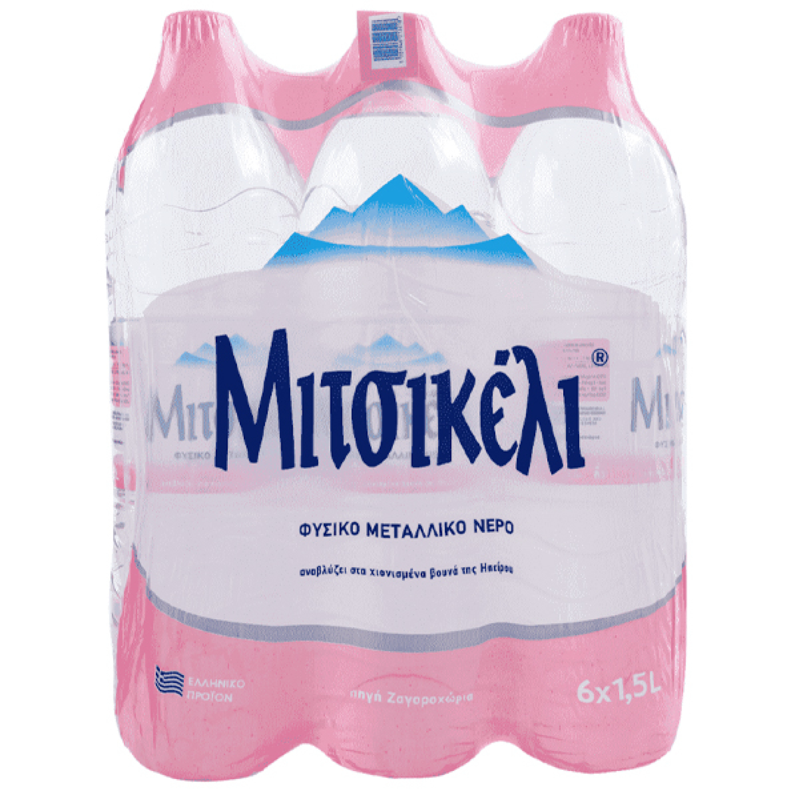 Φυσικό Μεταλλικό Νερό ΜΙΤΣΙΚΕΛΙ 1,5lt (5+1ΔΩΡΟ)