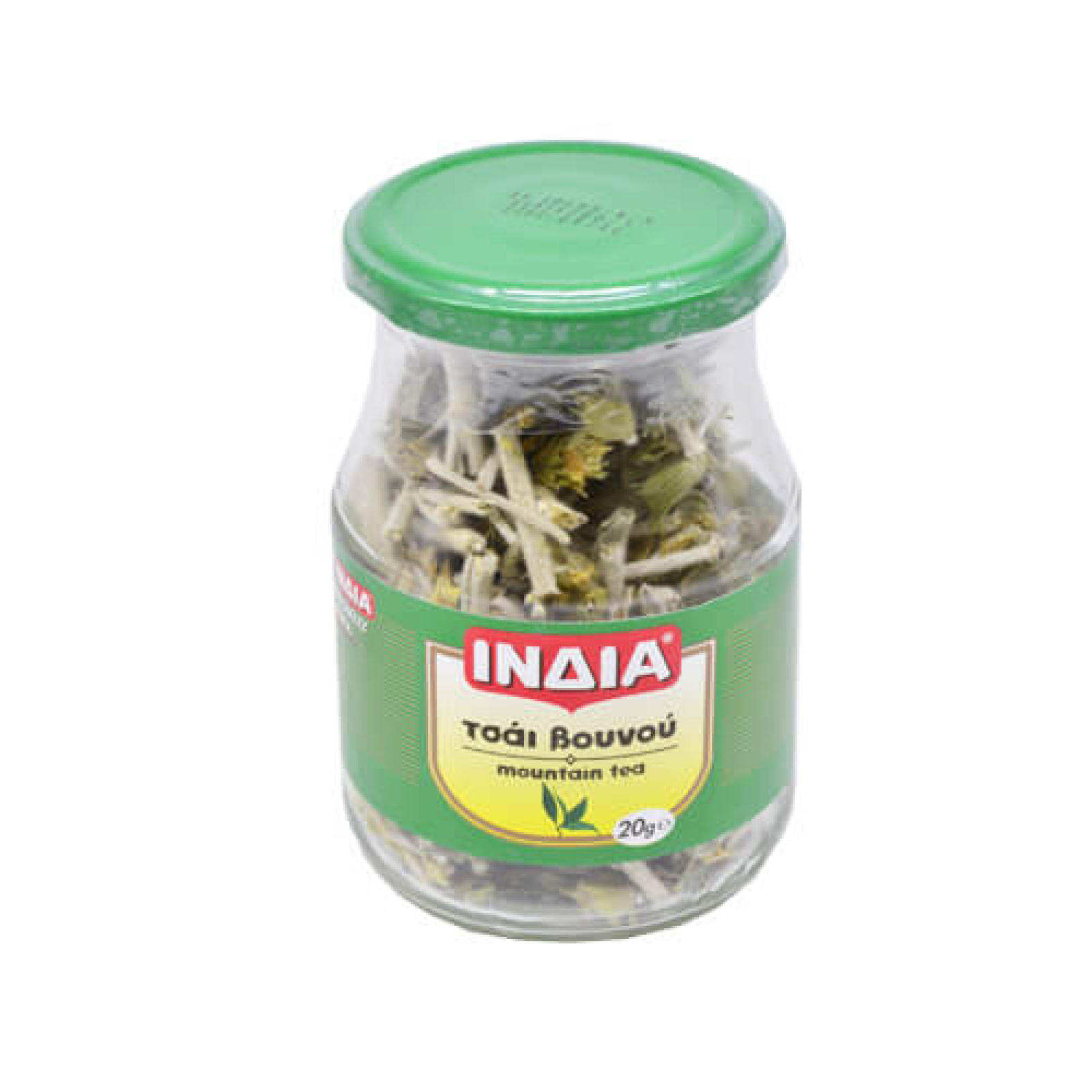 Τσαι Βουνού Γυάλινο Βάζο ΙΝΔΙΑ 20gr