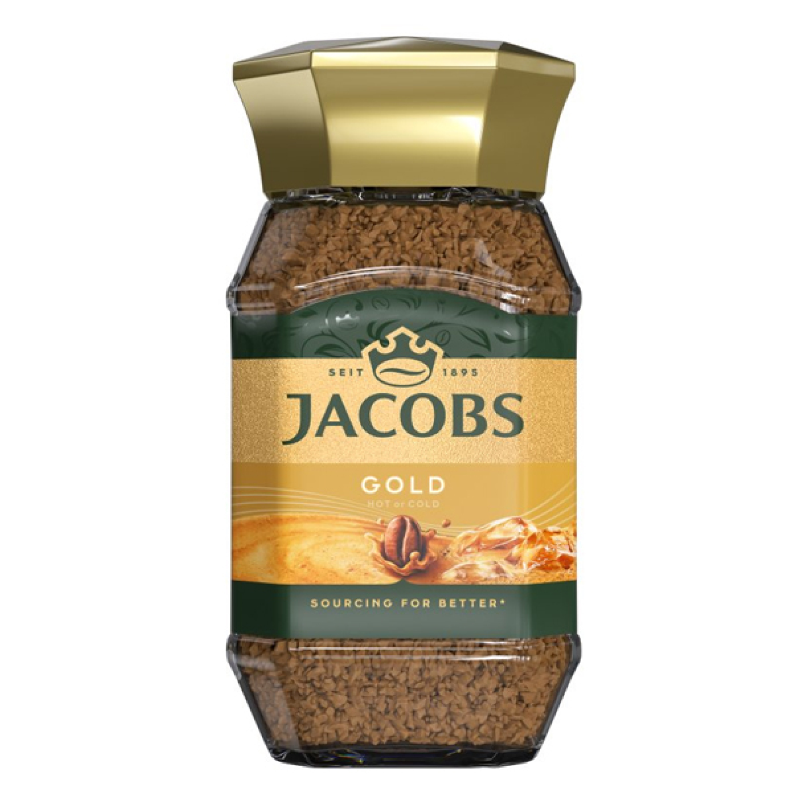 Στιγμιαίος Καφές Gold Γυάλινο JACOBS 200gr