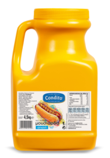 Μουστάρδα Απαλή Κανάτα CONDITO 4,5kg