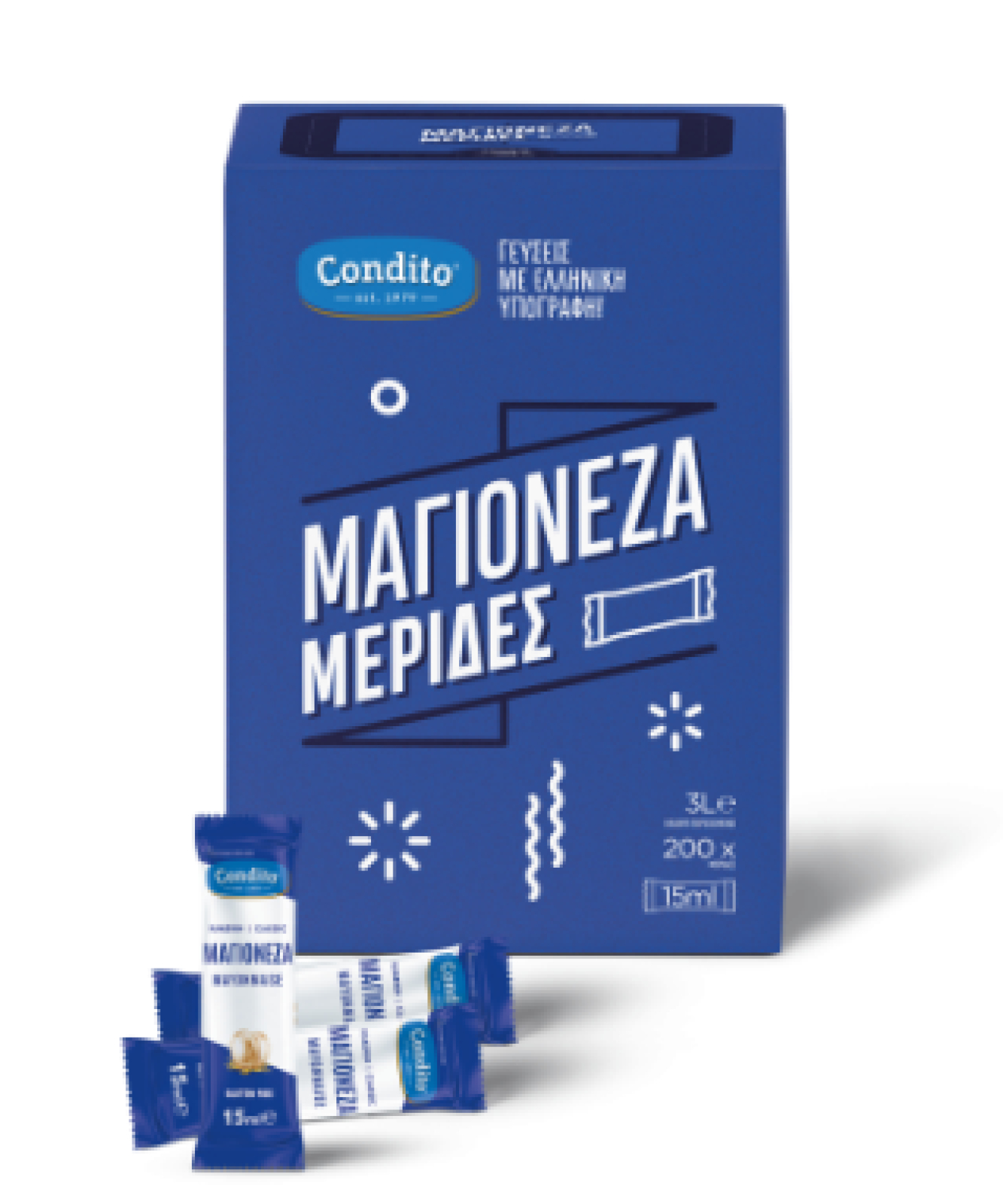 Μαγιονέζα Μερίδες CONDITO 200x15ml
